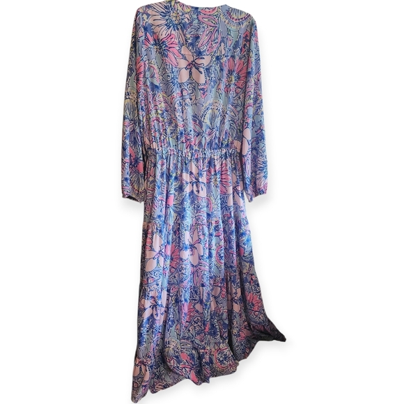 Lilly Pulitzer Cori Stretch Shirt Dress In "Pop Up Got Your Back" Pattern - Picture 2 of 6